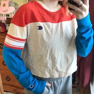 champion cropped long sleeve